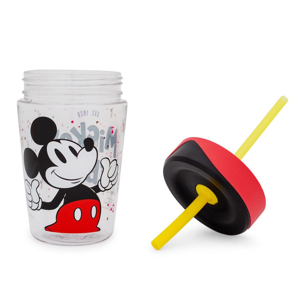 Disney Mickey Mouse Kids Spill-Proof Tumbler With Straw | Holds 18 Ounces