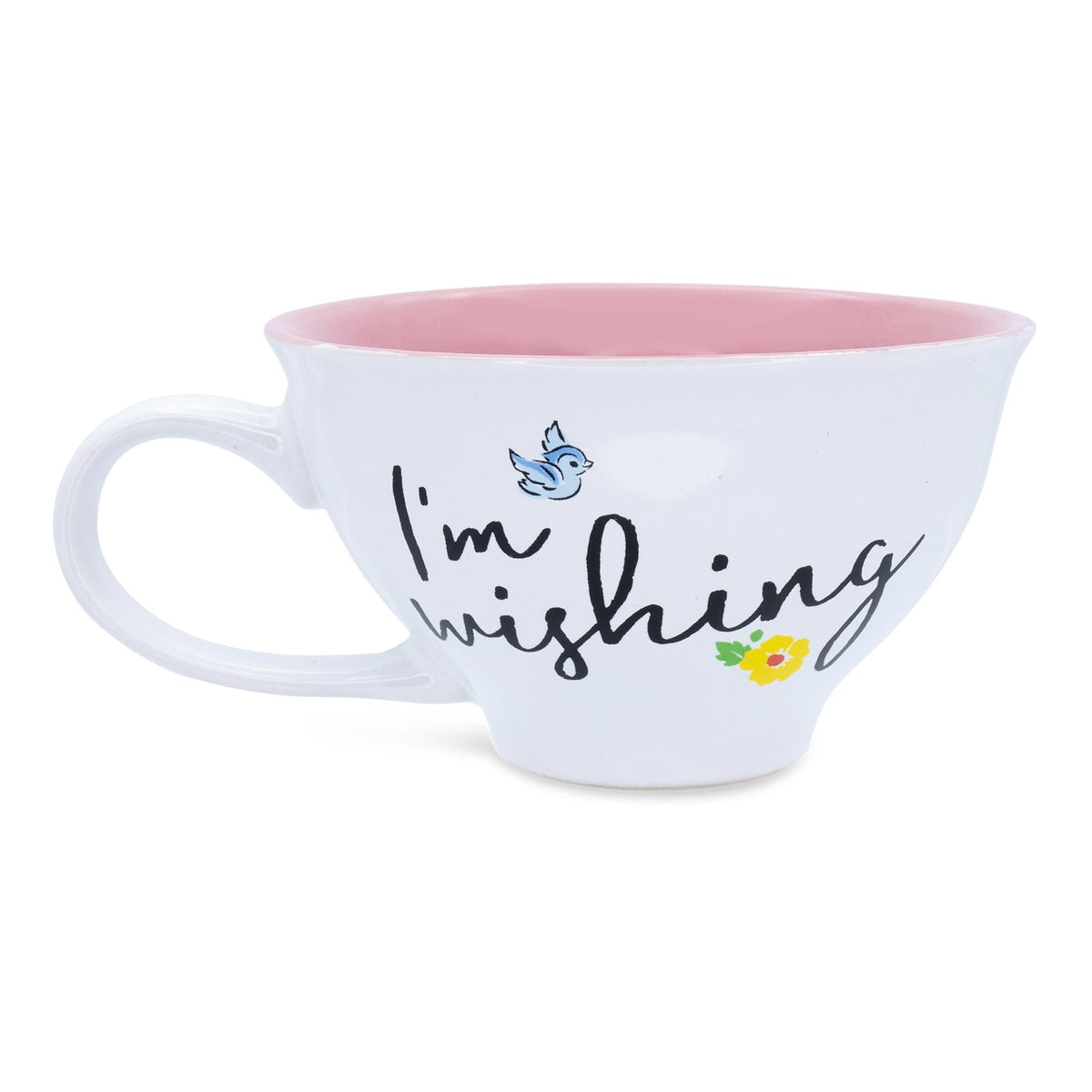 Disney Snow White and the Seven Dwarfs "I'm Wishing" Ceramic Teacup and Saucer