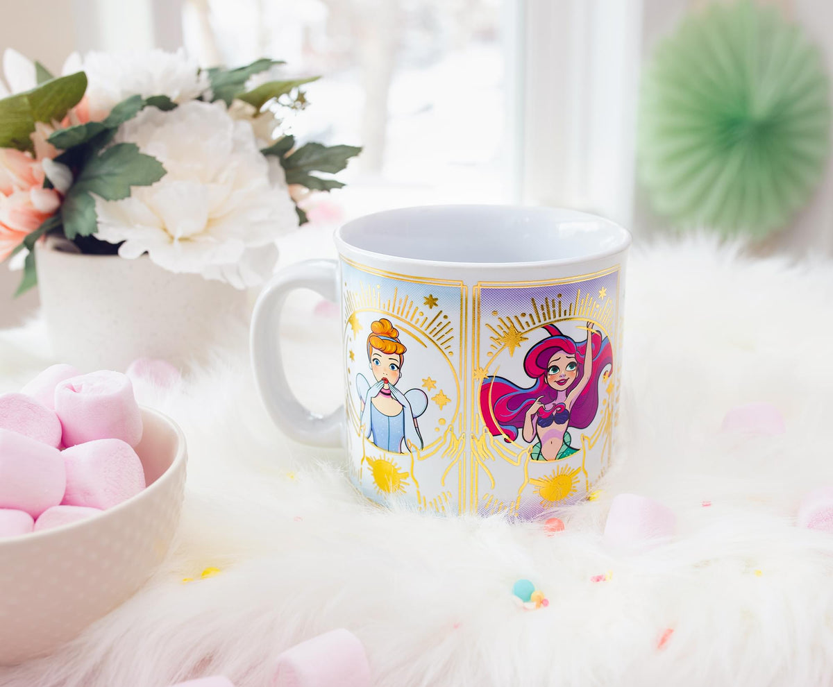 Disney Princess "I Make My Own Magic" Foil Ceramic Mug | Holds 20 Ounces