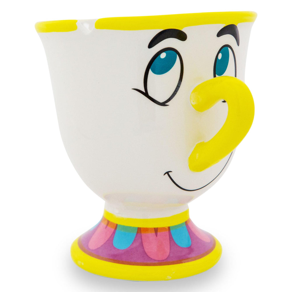 Disney Beauty and the Beast Chip 3D Sculpted Ceramic Mug | Holds 18 Ounces