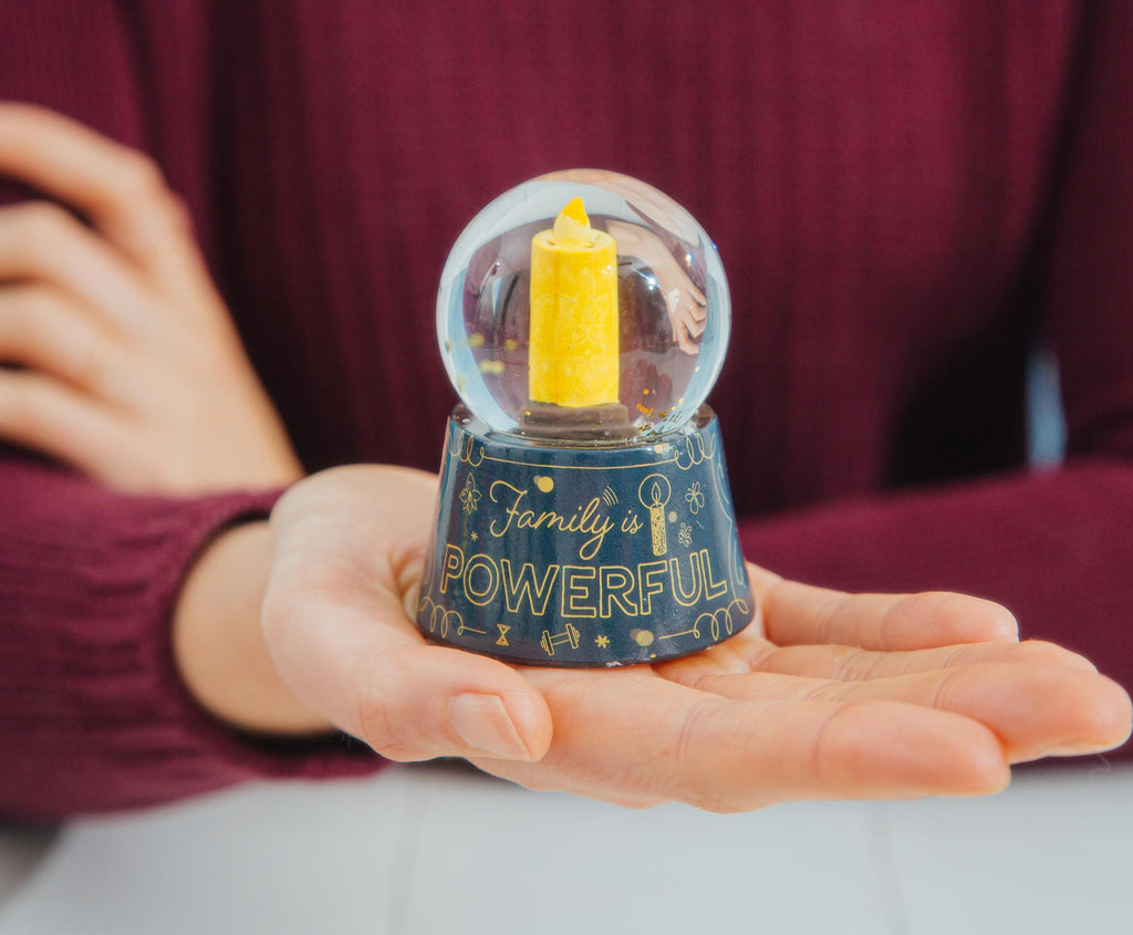 Disney Encanto "Family Is Powerful" Light-Up Mini Snow Globe | 3 Inches Tall