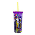 Disney Villains Plastic Cold Cup With Lid and Straw | Holds 20 Ounces