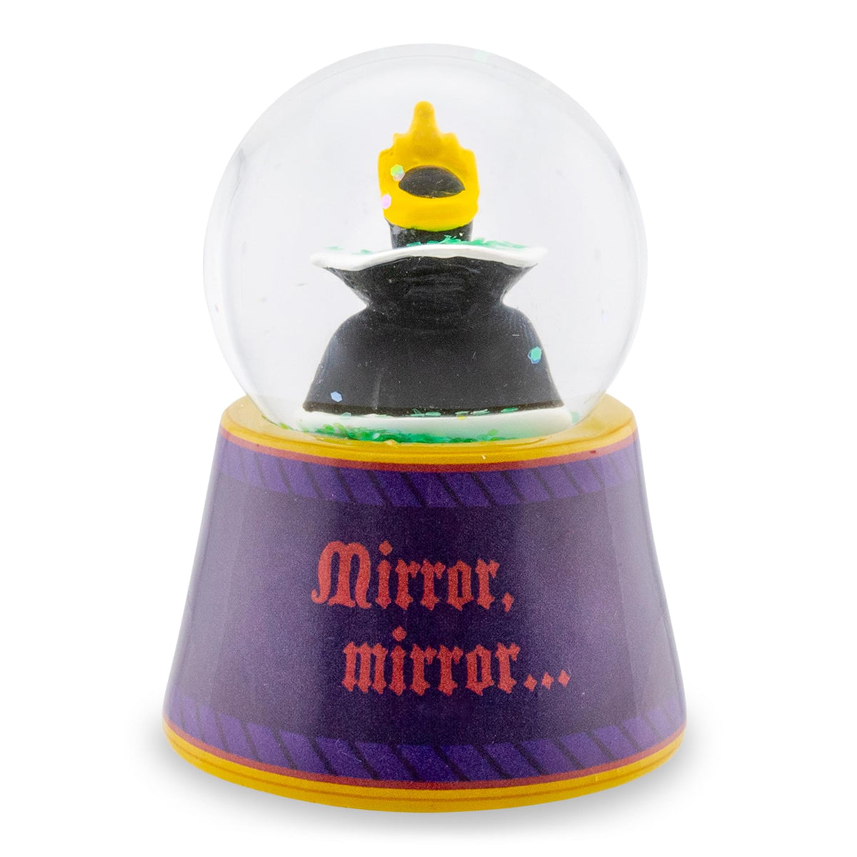 Disney Snow White Evil Queen "Mirror, Mirror" Mini Light-Up Snow Globe