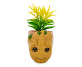 Marvel Guardians of the Galaxy Groot 4.8 x 4.25 x 7.6 Inch Ceramic Planter w/ Artificial Plant