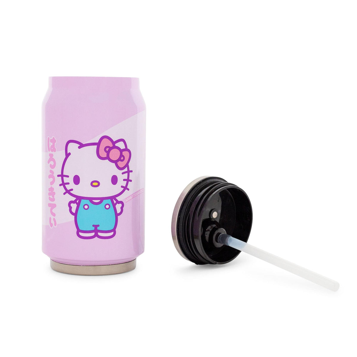 Sanrio Hello Kitty Pink Stainless Steel Drinking Can | Holds 12 Ounces