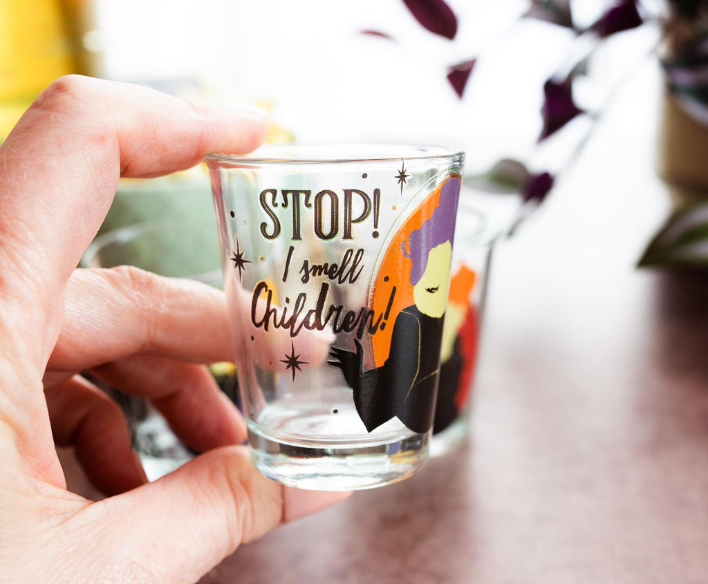 Disney Hocus Pocus Sanderson Sisters Mini Shot Glasses | Set of 4