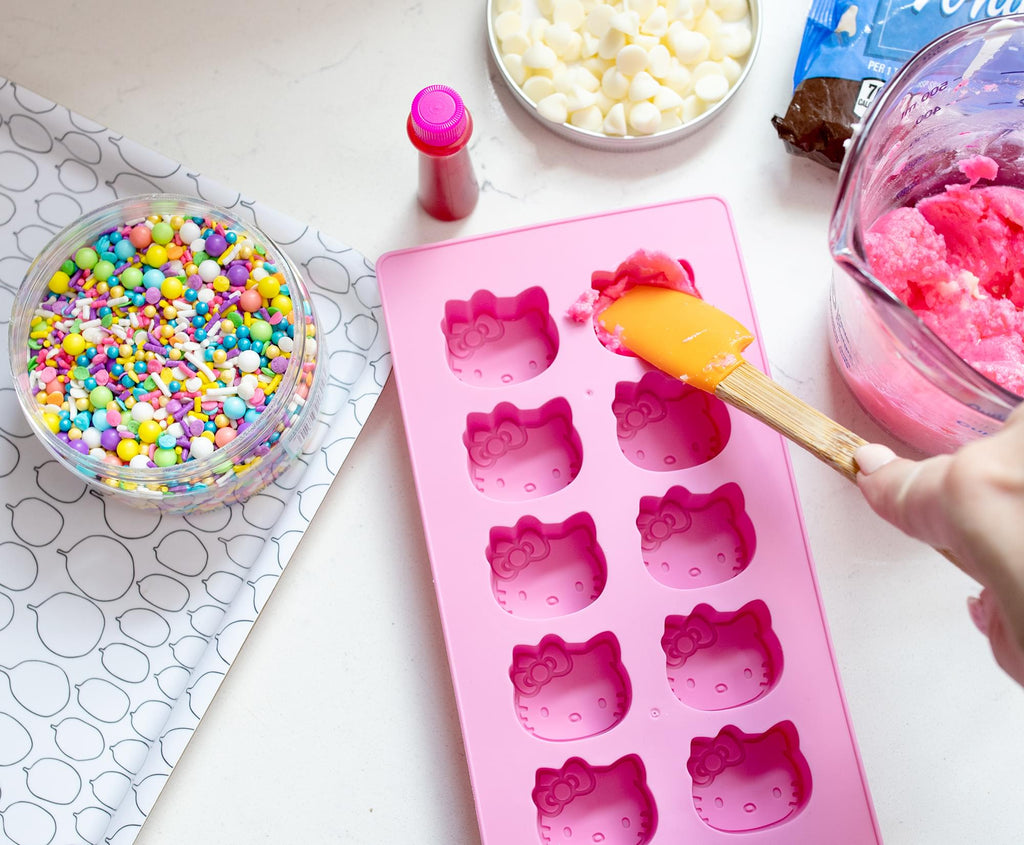 Sanrio Hello Kitty Silicone Mold Ice Cube Tray | Makes 10 Cubes