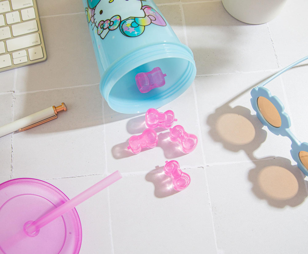 Sanrio Hello Kitty Starshine Color-Changing Plastic Tumbler | Holds 24 Ounces