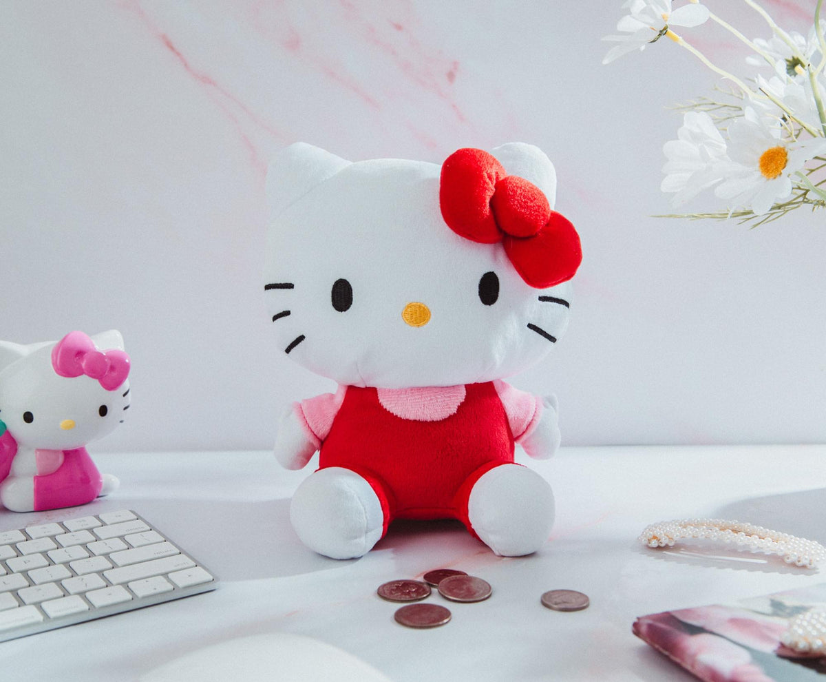 Sanrio Hello Kitty Plush 8-Inch Coin Bank Storage