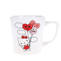 Sanrio Hello Kitty Love Balloon Wide Rim Ceramic Latte Mug | Holds 17 Ounces
