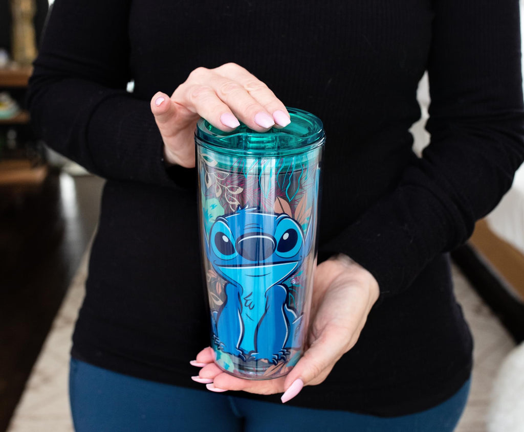 Disney Lilo & Stitch Travel Tumbler with Slide Close Lid | Holds 20 Ounces