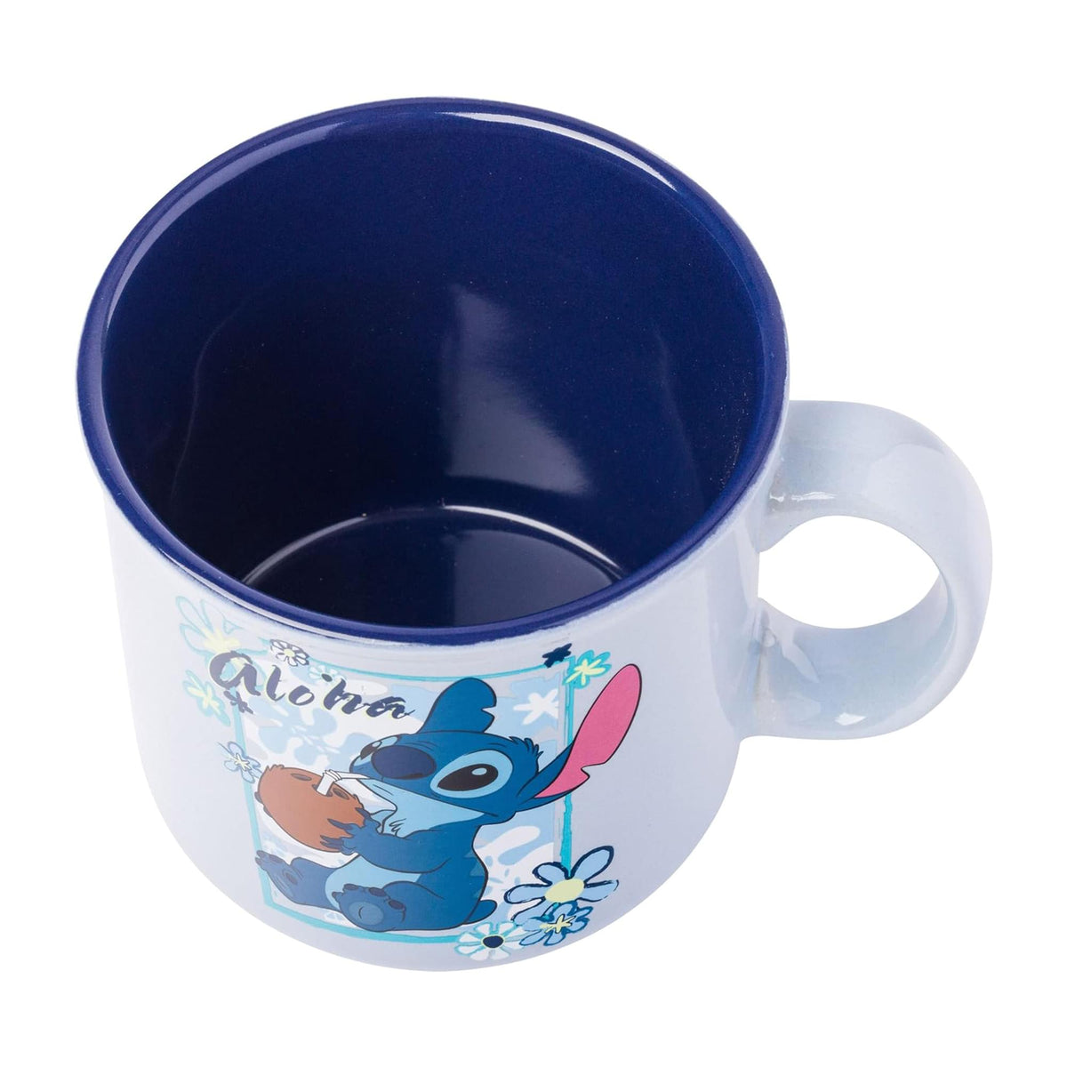 Disney Lilo & Stitch "Aloha" Ceramic Camper Mug | Holds 20 Ounces