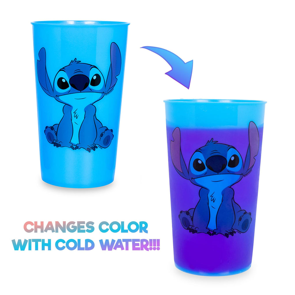 Disney Lilo & Stitch Color-Changing Plastic Cups | Set of 4