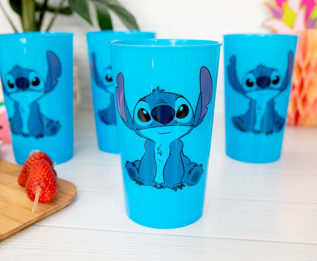Disney Lilo & Stitch Color-Changing Plastic Cups | Set of 4