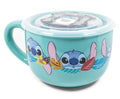 Disney Lilo & Stitch Aloha Ceramic Soup Mug With Vented Lid | Holds 24 Ounces
