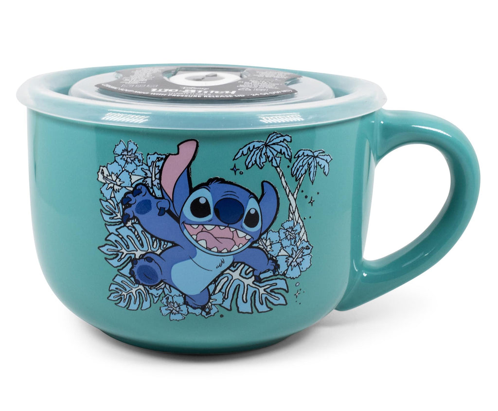 Disney Lilo & Stitch "Stay Weird" Soup Mug With Vented Lid | Holds 24 Ounces