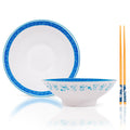 Disney Lilo & Stitch Poses 30-Ounce Ceramic Ramen Bowl and Chopstick Set