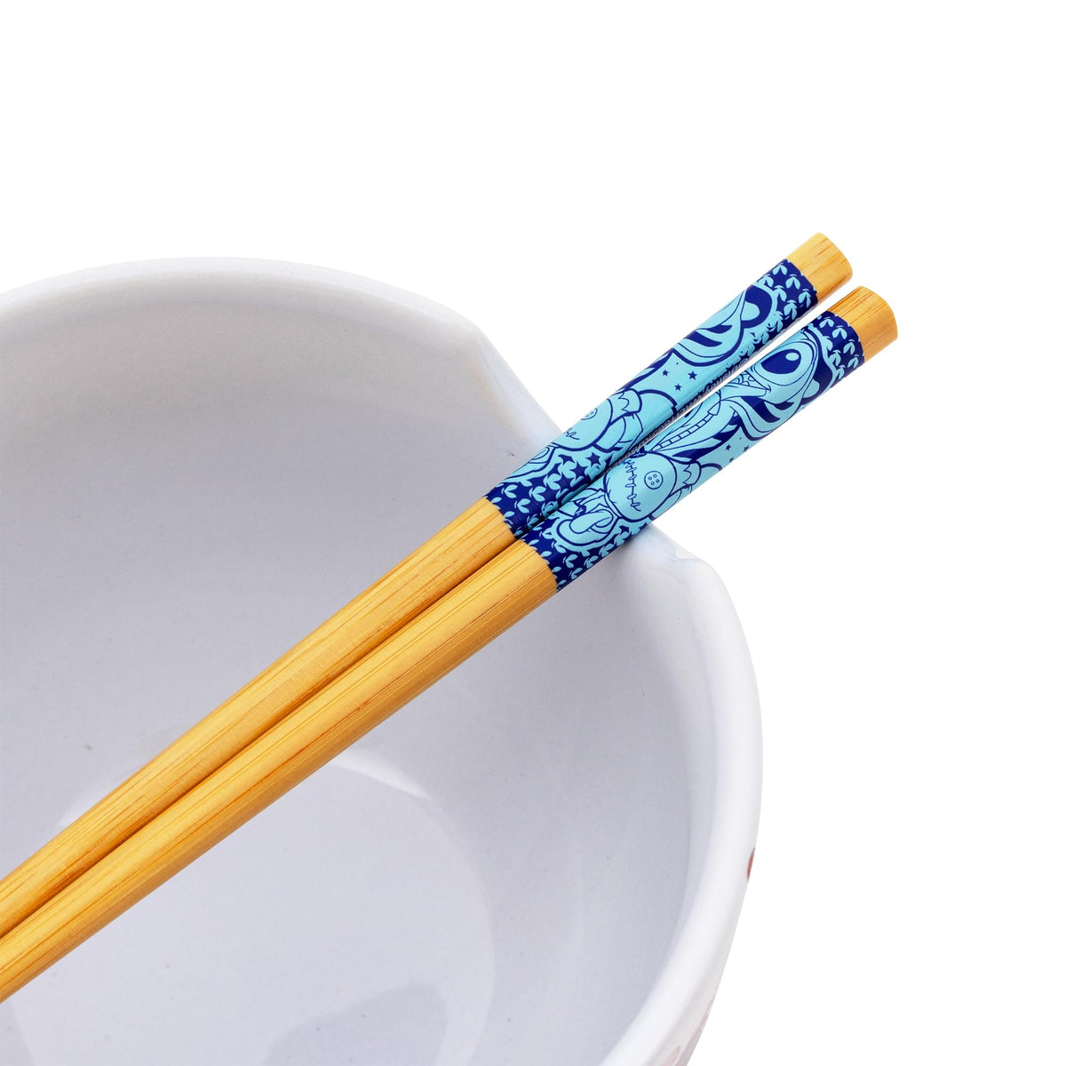 Disney Lilo & Stitch Costumes 20-Ounce Ceramic Ramen Bowl With Chopsticks