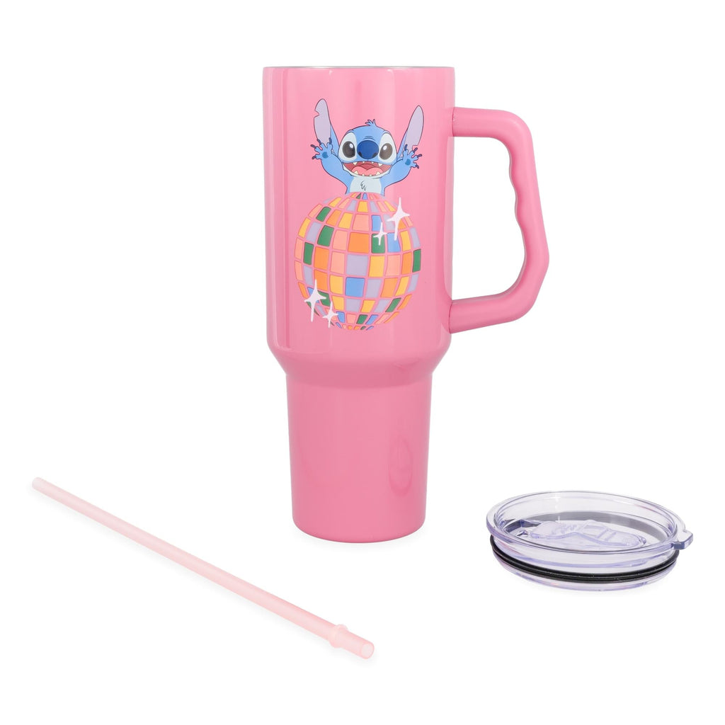 Disney Lilo & Stitch "Life Is A Party" 40-Ounce Stainless Steel Tumbler