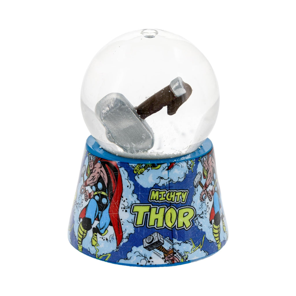 Marvel Thor's Hammer Mjolnir 3-Inch Mini Light-Up Snow Globe