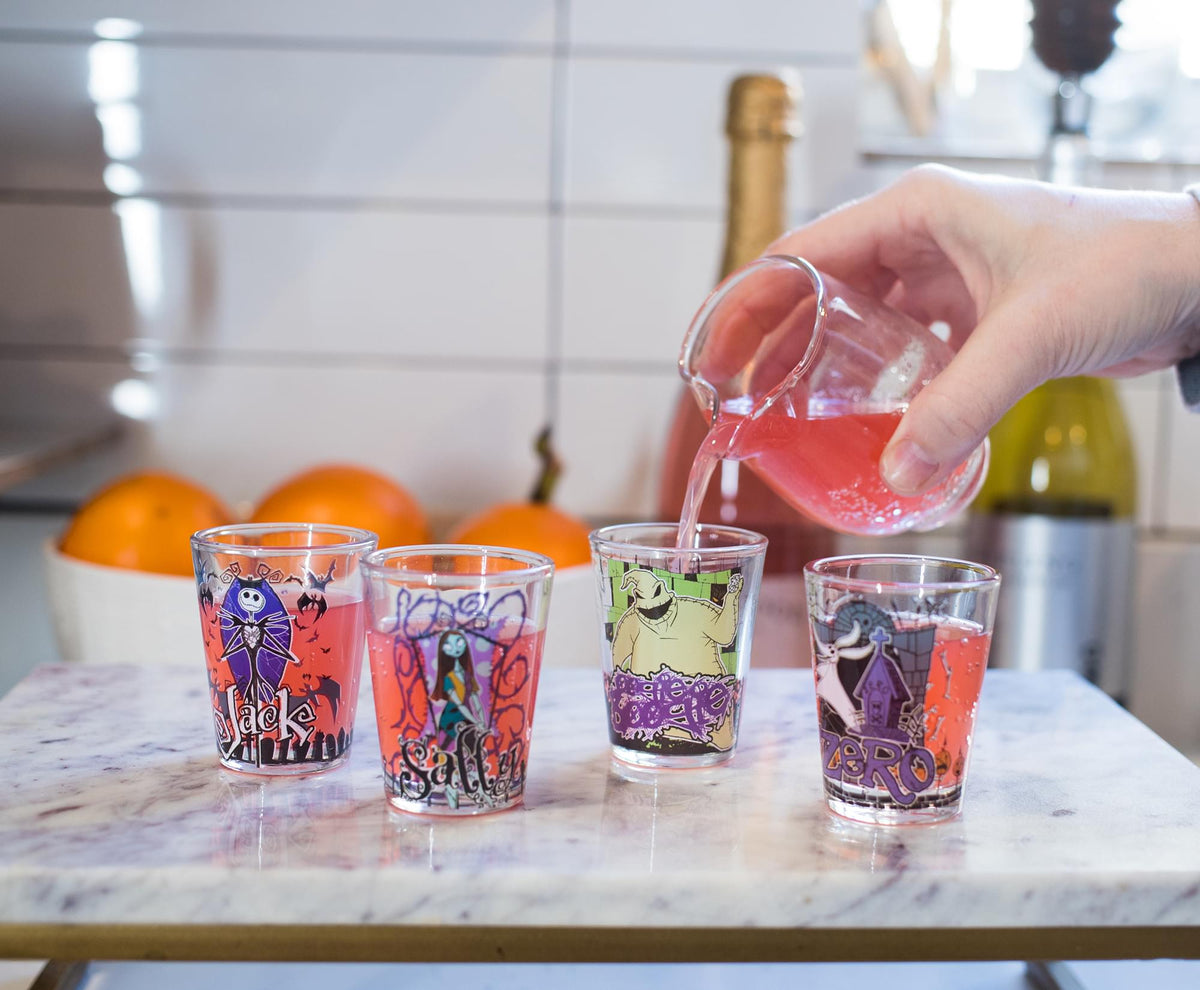 The Nightmare Before Christmas Characters 1.5-Ounce Mini Glasses | Set Of 4