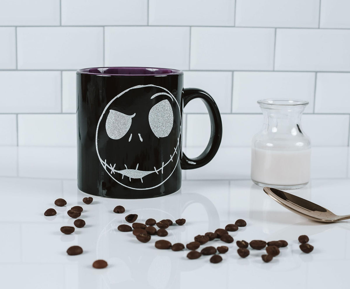 The Nightmare Before Christmas Jack Skellington Ceramic Mug | Holds 20 Ounces