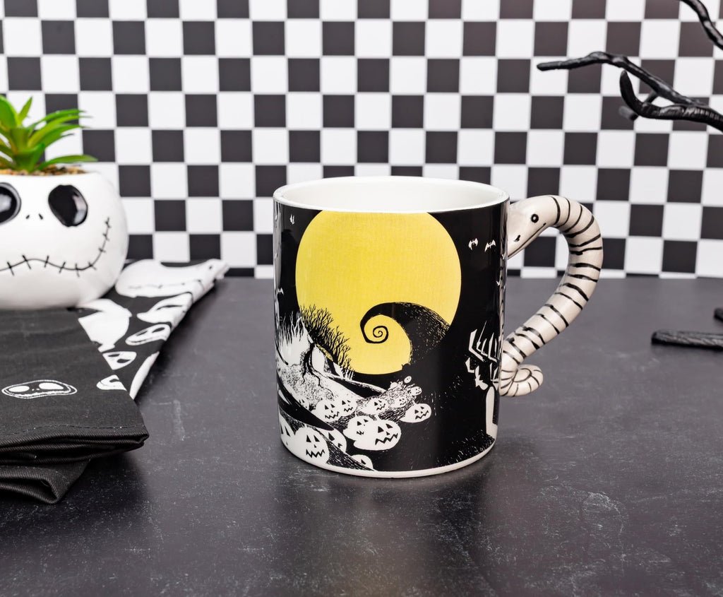 Disney The Nightmare Before Christmas Moonlight Jack Mug With Sculpted Handle