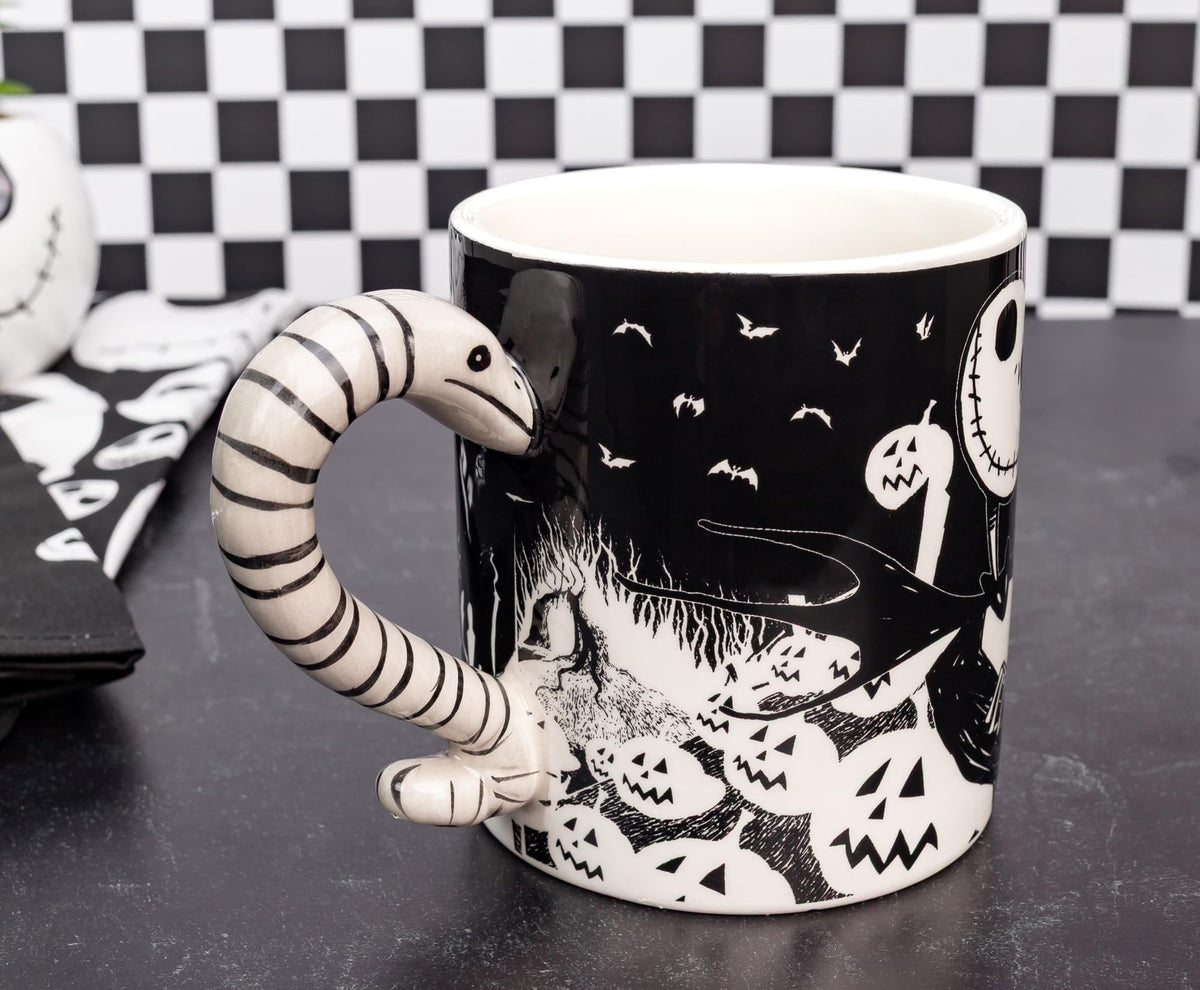 Disney The Nightmare Before Christmas Moonlight Jack Mug With Sculpted Handle