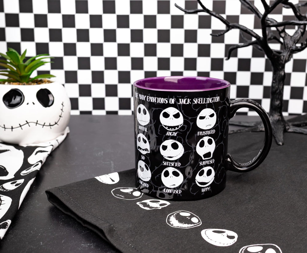 Disney The Nightmare Before Christmas Jack Emotions 20-Ounce Ceramic Mug