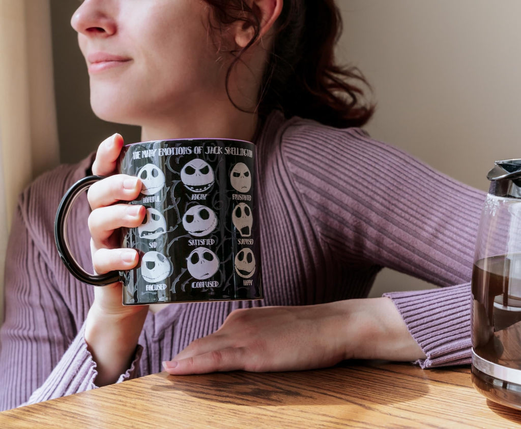 Disney The Nightmare Before Christmas Jack Emotions 20-Ounce Ceramic Mug