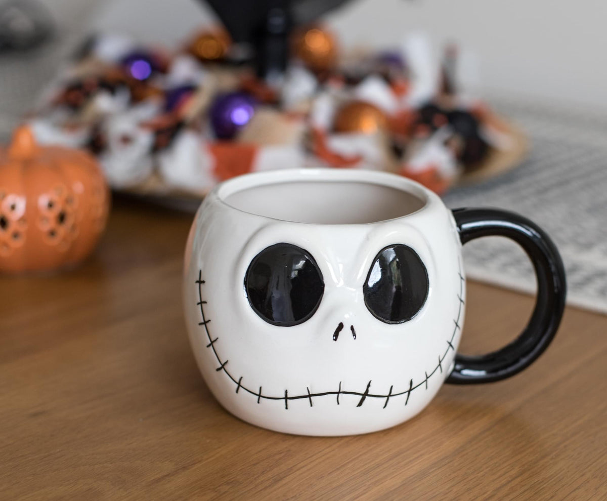 The Nightmare Before Christmas Jack Skellington Sculpted Coffee Mug | 20 Ounces