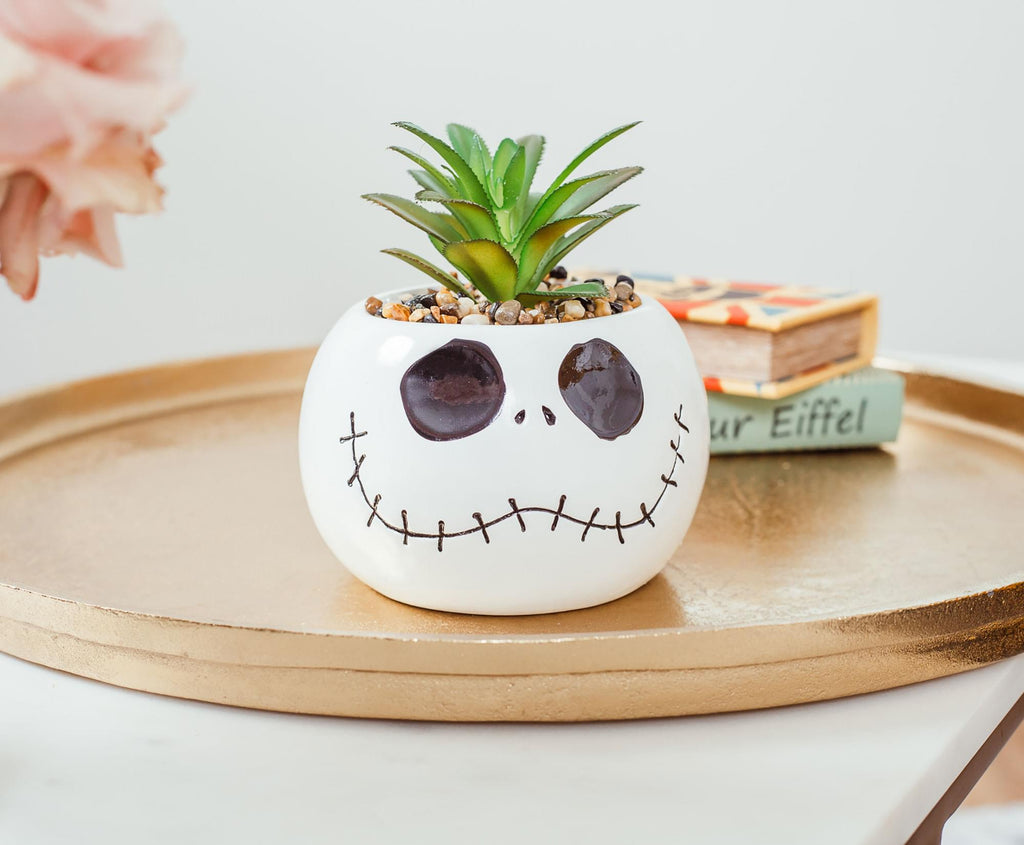 Disney The Nightmare Before Christmas Jack Skellington 6 Inch Ceramic Planter