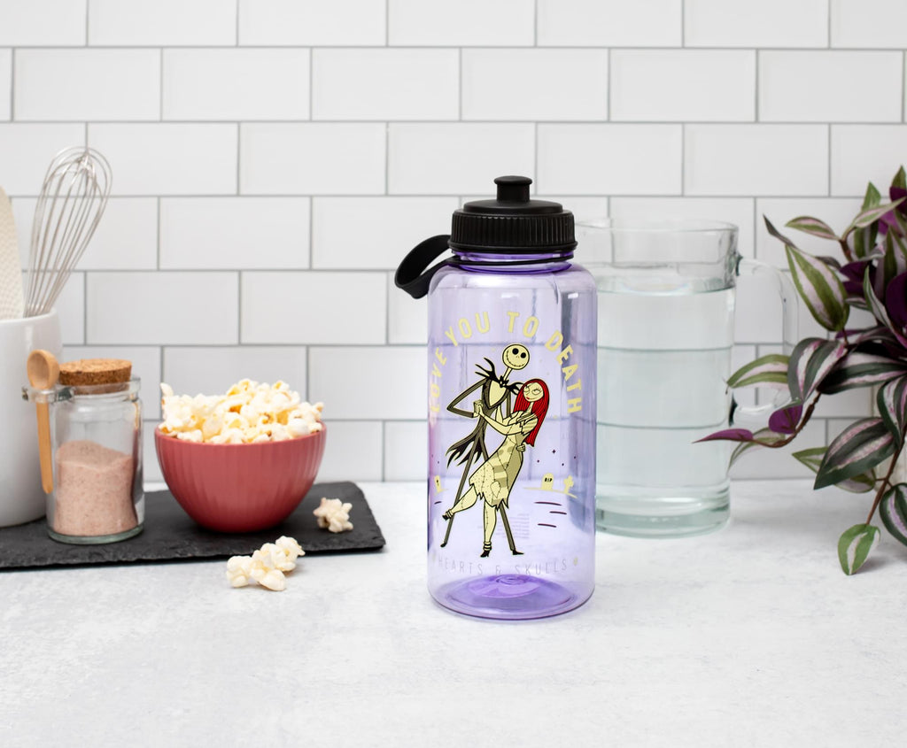 Disney The Nightmare Before Christmas "Love You To Death" 34-Ounce Water Bottle