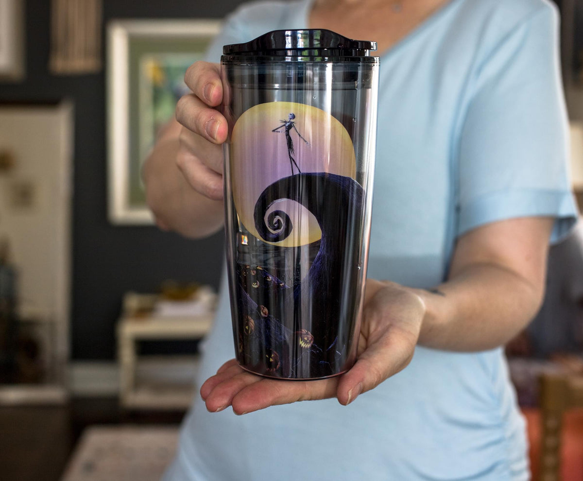 Disney Nightmare Before Christmas Jack Spiral Hill Travel Tumbler | 20 Ounces
