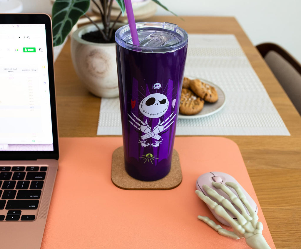 Disney The Nightmare Before Christmas Stainless Steel Tumbler | Holds 22 Ounce