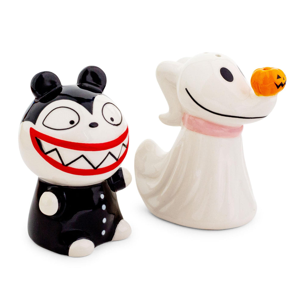 Disney The Nightmare Before Christmas Zero and Teddy Salt and Pepper Shaker Set