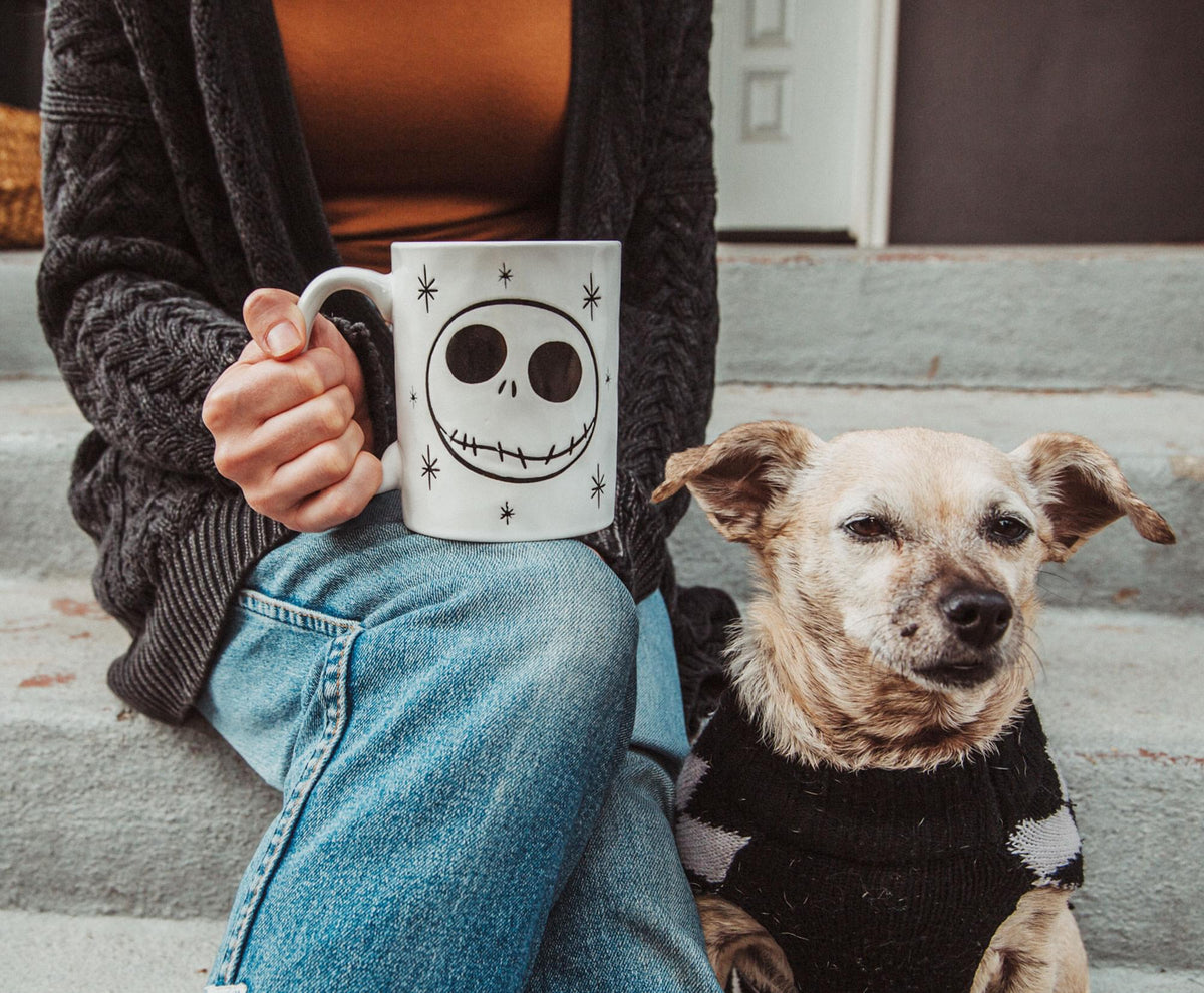 Disney The Nightmare Before Christmas Jack Skellington Face Ceramic Mug
