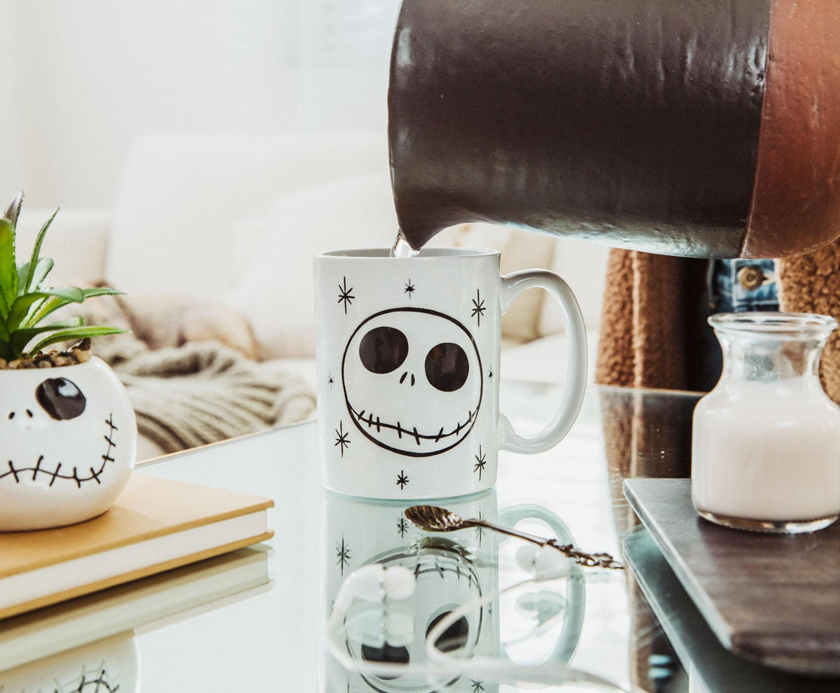 Disney The Nightmare Before Christmas Jack Skellington Face Ceramic Mug