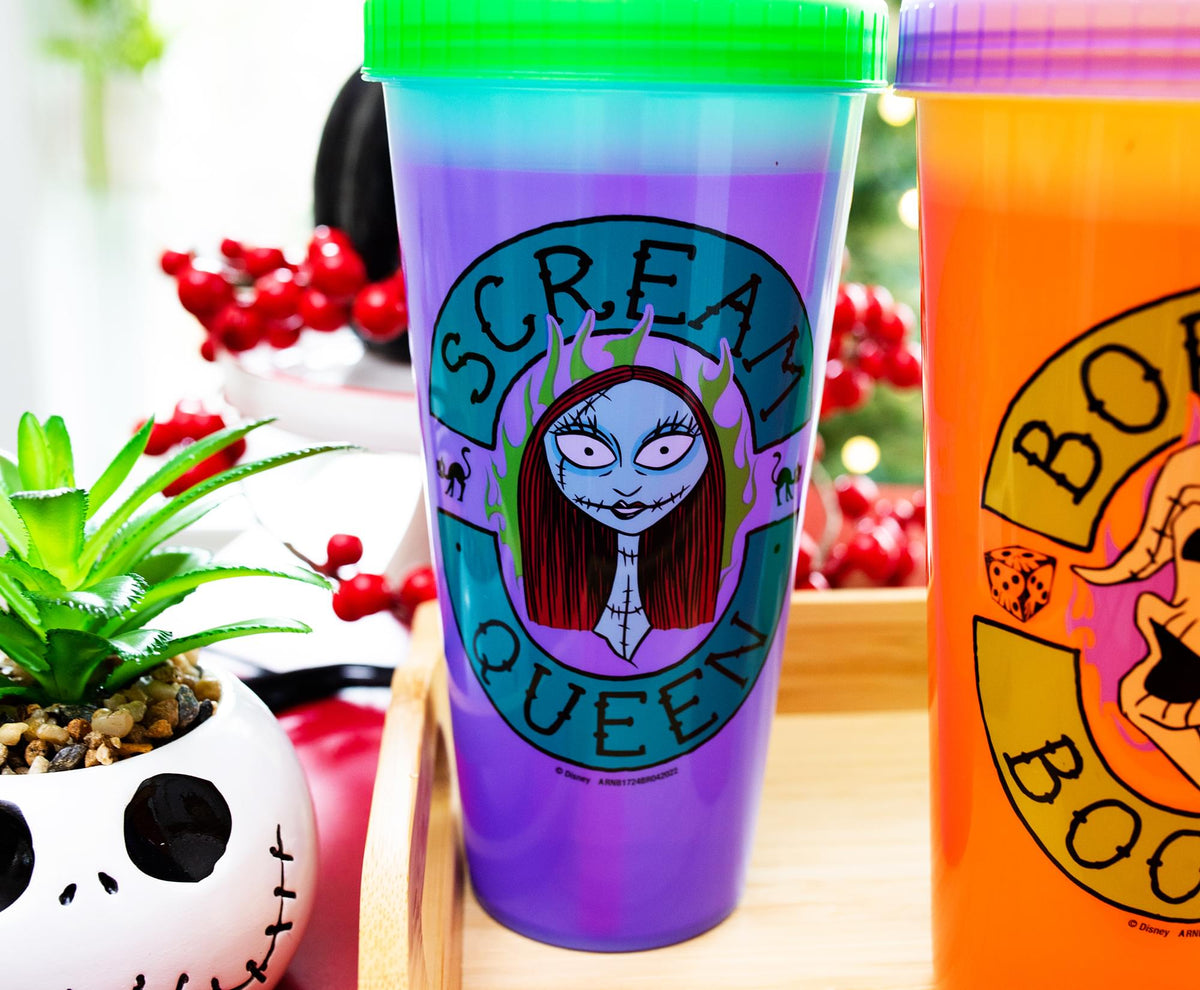Disney The Nightmare Before Christmas Color-Changing Plastic Tumblers | Set of 4