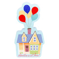 Disney Pixar Up House Glitter Die-Cut Wall Sign | 8 x 4 Inches