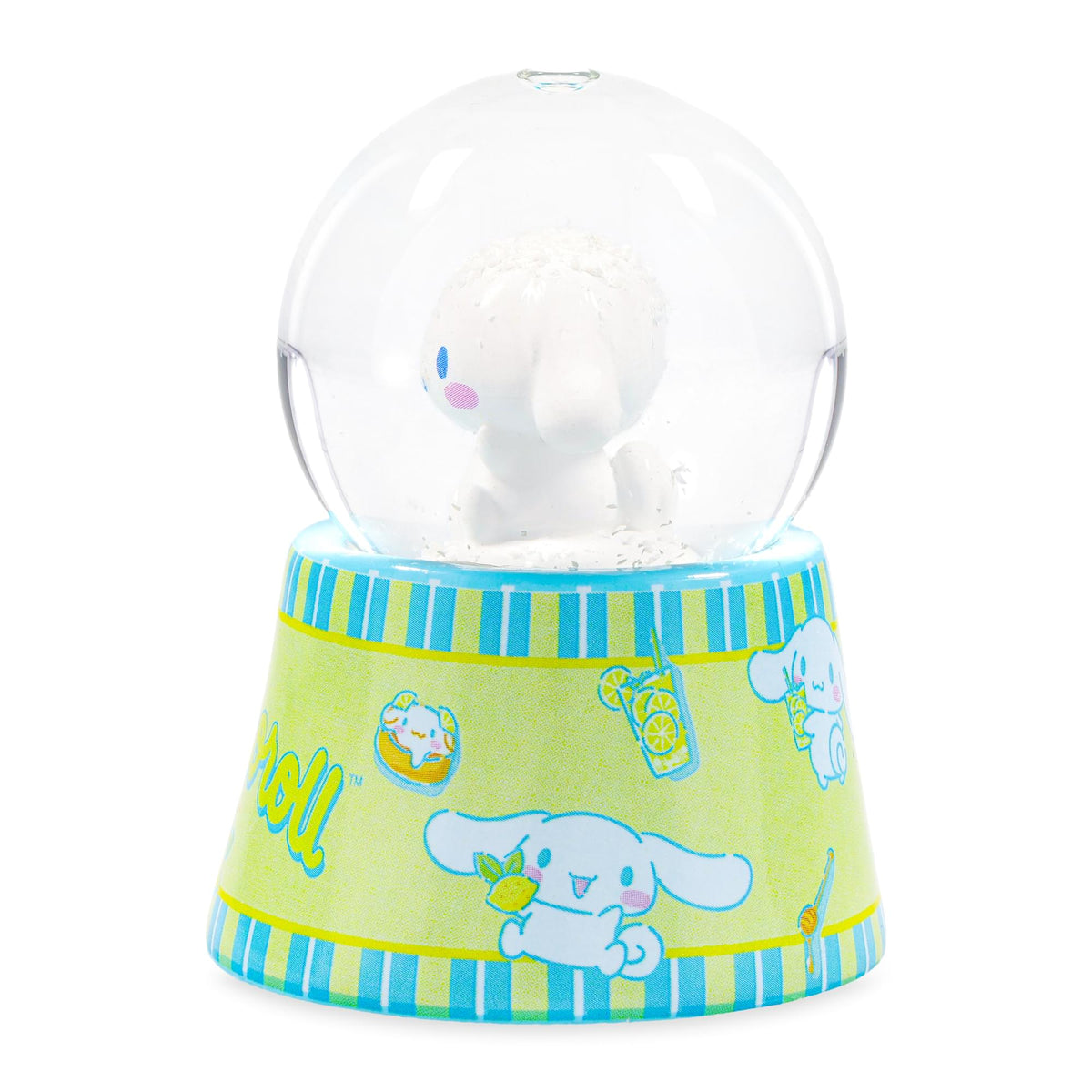 Sanrio Cinnamoroll 3-Inch Mini Light-Up Snow Globe
