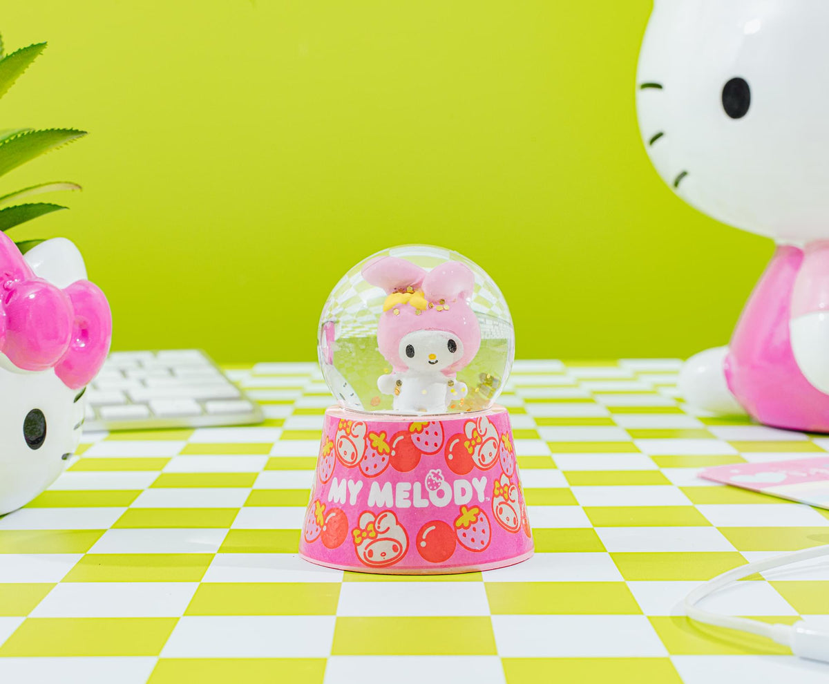 Sanrio My Melody Mini Light-Up Snow Globe | 3 Inches Tall