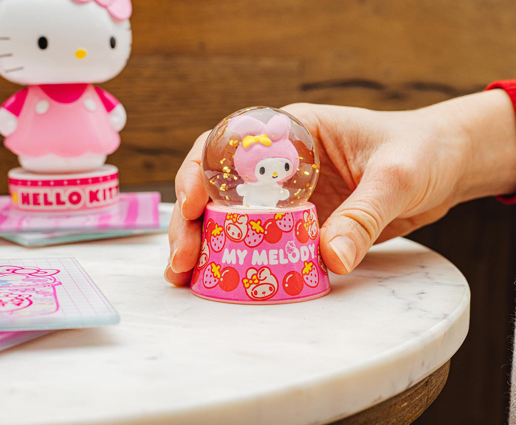 Sanrio My Melody Mini Light-Up Snow Globe | 3 Inches Tall