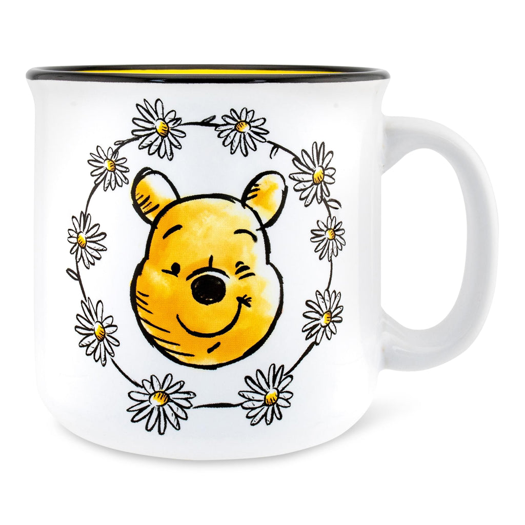 Disney Winnie the Pooh "Enjoy The Little Things" Ceramic Camper Mug | Holds 20 Ounces