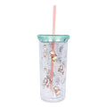 Disney Winnie the Pooh Character Toss Acrylic Carnival Cup with Lid and Straw