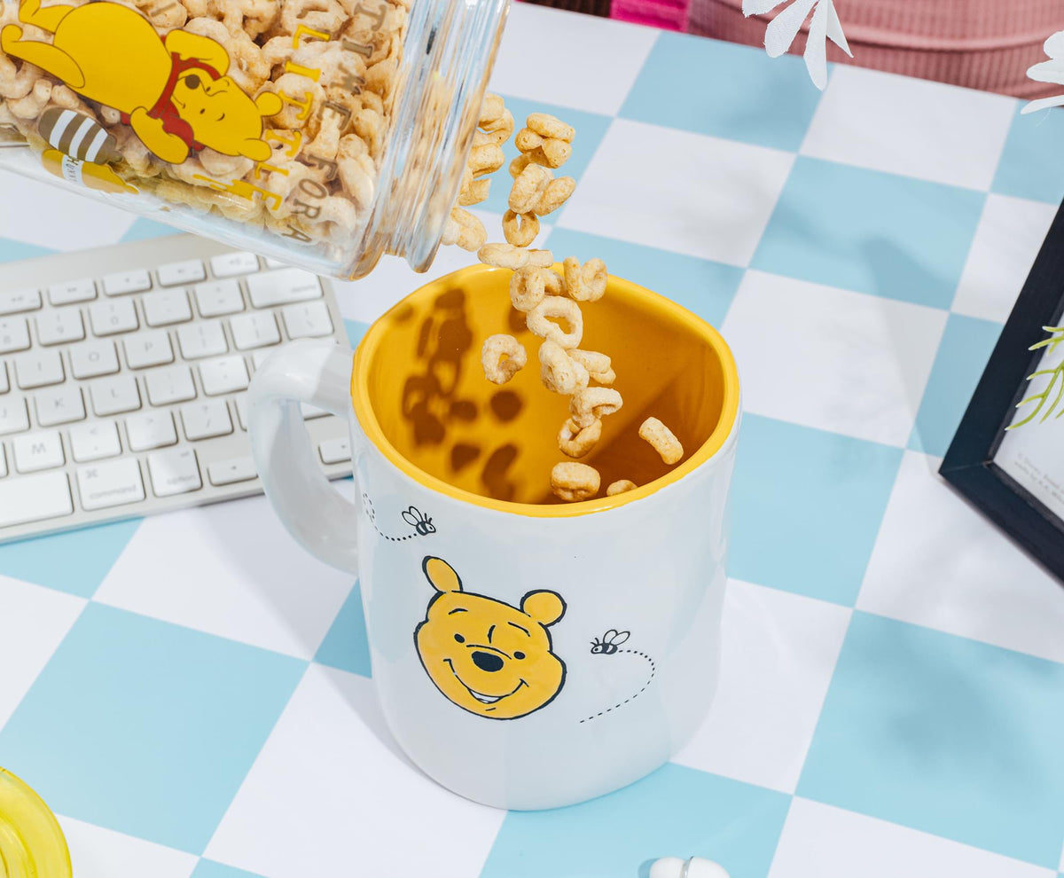 Disney Winnie the Pooh Ceramic Pottery Mug | Holds 25 Ounces