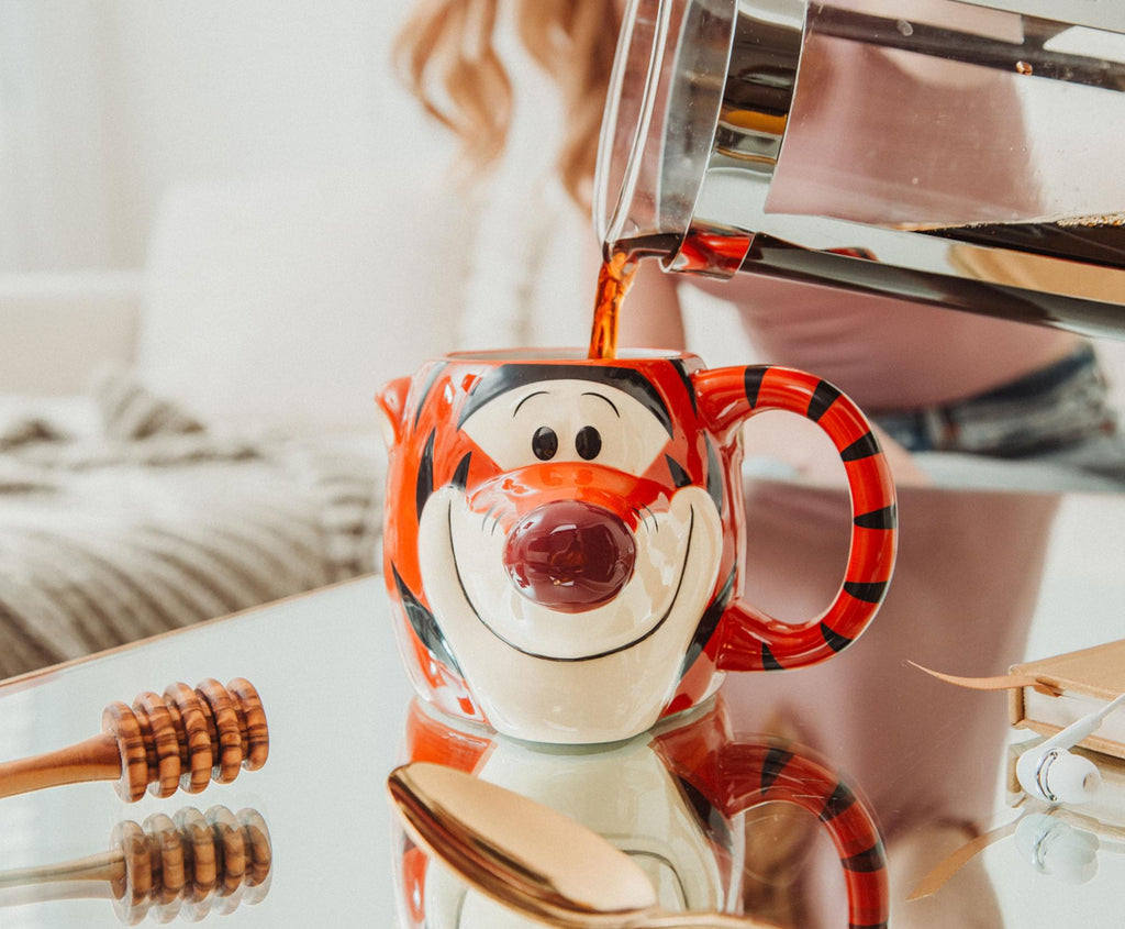Disney Winnie the Pooh Tigger 3D Sculpted Ceramic Mug | Holds 20 Ounces