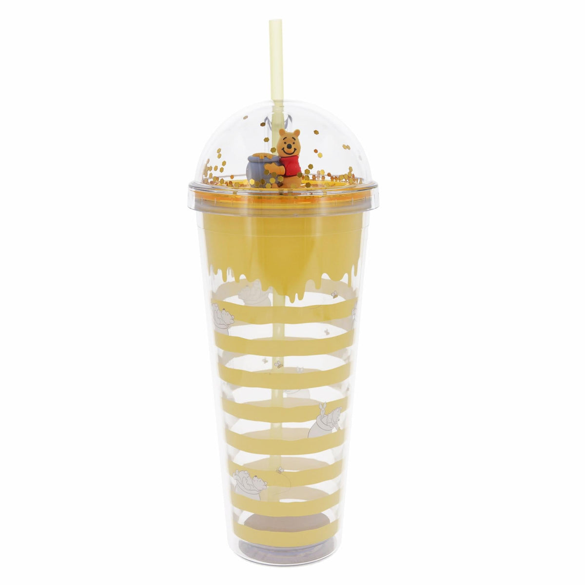 Disney Winnie the Pooh Hunny Confetti Dome Top Carnival Cup | Holds 24 Ounces