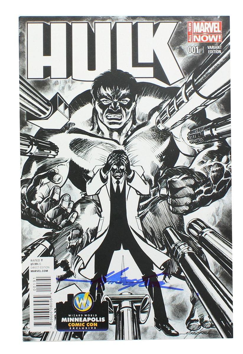 Marvel NOW! Hulk #1 | Minneapolis CC B&W Cover | AUTOGRAPHED - Mike Grell