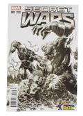 Marvel Secret Wars #001 Comic Con Box B&W Cover